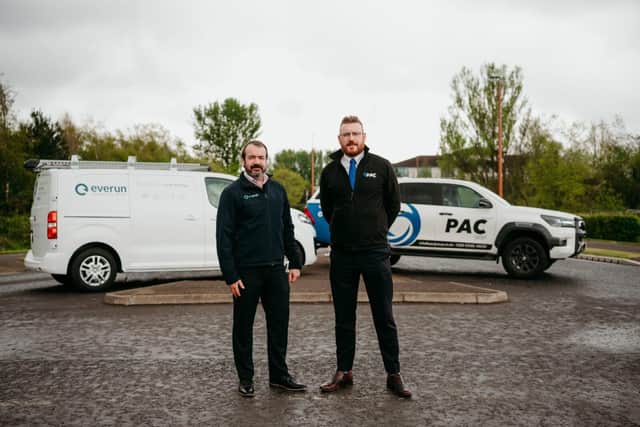Michael Thompson, managing director of Everun and Darren Leslie, Business development director of PAC Group.