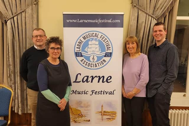 An evening reception was held on Friday, March 3 to thank the Friends of the Larne Music Festival.