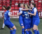 Larne secure their first win with a late goal by Hollie Johnston.