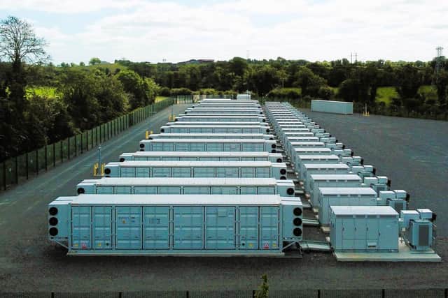 A planning application has been lodged for the Ballyross Battery Energy Storage System project, near Gleno. Image: submitted