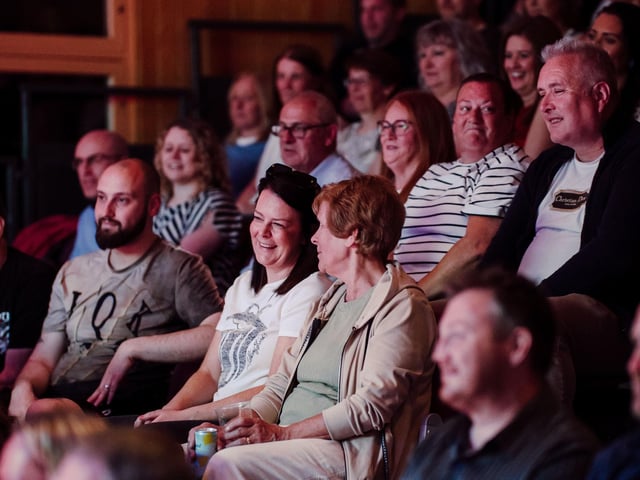 Audiences Having a Great Night at Comedy Ladder in The Old Courthouse