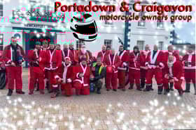 Santa bikers from Portadown and Craigavon Motorcycle Owners Group (PCMOG) revved up to the Salvation Army this week with a van full of toys donated during a successful bike run across Northern Ireland. All 30 members were decked out in Santa outfits travelling through Tandragee, Poyntzpass, Newry, Warrenpoint, Killkeel and Newcastle raising money and making noise (usually jingle bells on the bike horns).