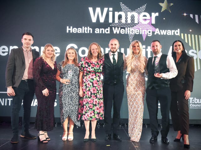 Joint winners of the Health and Wellbeing Award, sponsored by Tarasis Enterprise, are Glenanne Community Association and Just A Chat.