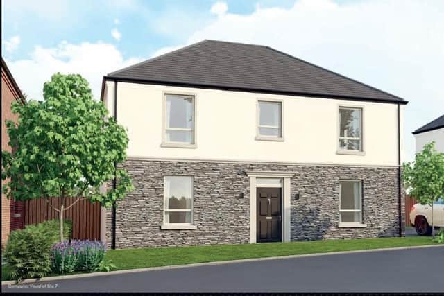 An artist's impression of the new housing in the Craighill Quarry area of Ballyclare. (Pic: Contributed).