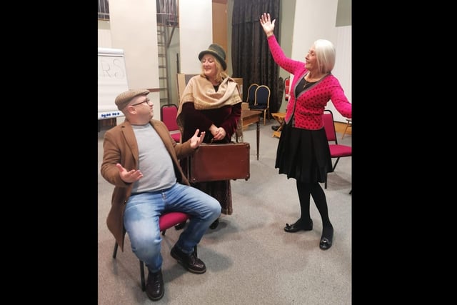 Alice and Harry are delighted to welcome famous crime novelist Agatha Crusty to Chortleby - or are they...?