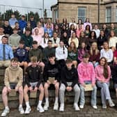 GCSE top achievers at St Louis Grammar School, Ballymena.