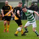 ​Newry Celtic’s Gary McAleavey (pictured) found the net at the weekend.