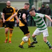 ​Newry Celtic’s Gary McAleavey (pictured) found the net at the weekend.