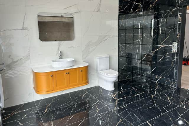 Stylish in-store displays at Bathshack.com in Lurgan. Picture: Bathshack.com