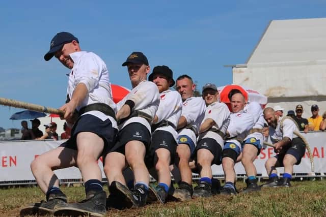 The NI outdoor tug-of-war team took an impressive fourth place at the World Championships. Credit Noel Hara