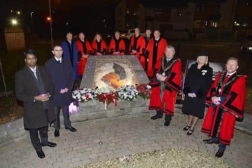 An evening of remembrance was held in January of this year at the Holocaust Memorial, Monkstown.