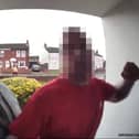 Incident in Ashleigh Crescent, Lurgan, in April was captured on a Ring Doorbell camera.