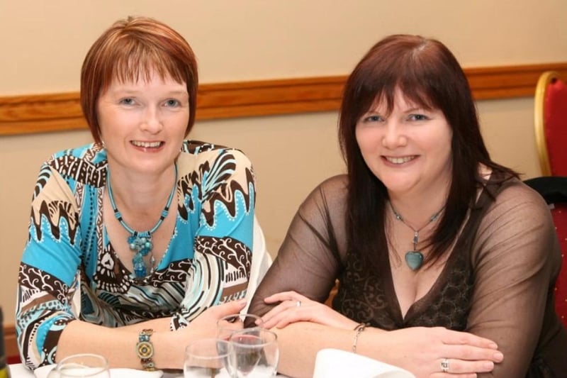 Attending Downshire School's 30th anniversary diner in 2007 were former pupils Jackie Forsythe and Rhonda McIlroy.