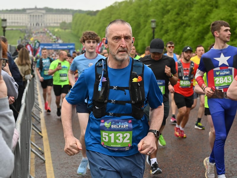 This year's Belfast Marathon attracted a record number of runners.