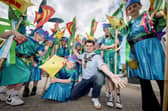 Mayor of Lisburn & Castlereagh, Councillor Kurtis Dickson enjoys the festivities.