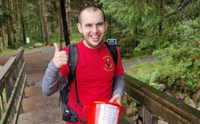Nathan Pierson completed a 38-km Mourne Trek for Donard School on Saturday.