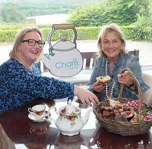 Charis Cancer Care’s Income Generation Manager, Arlene McEvoy and charity ambassador Jenny Bristow BEM. Credit: Supplied