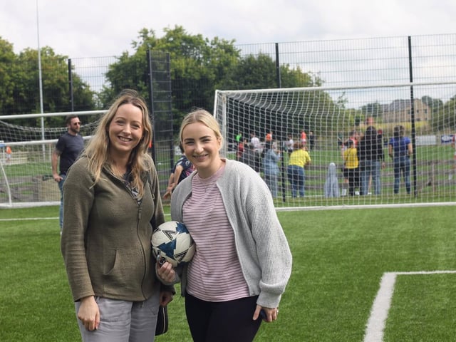 Showing support at the Lurgan Against Racism 5-a-side tournament and fun day at Knockramer Park.