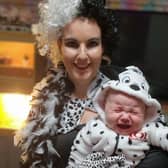 Clare Rigby sent us this great picture of mummy and little baby Hope - who despite the adorable matching costumes was not too impressed!