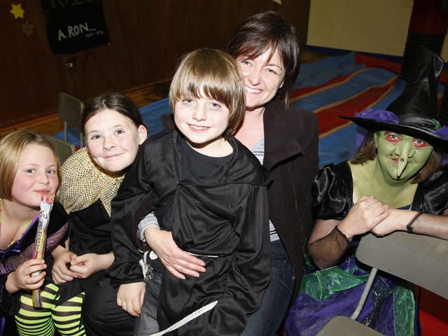 PARTY TIME...Joan Tohill and friends have fun at the Portrush Youth Club Halloween Party in 2007.