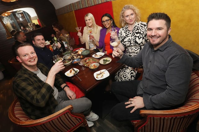 Guests enjoy the launch of Belfast Restaurant Week which runs from February 20-26 in almost 50 restaurants across Belfast city centre BID areas.