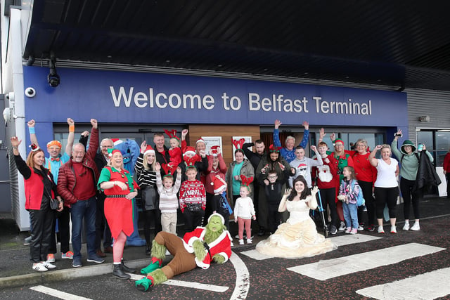 The Northern Ireland Children to Lapland and Days to Remember Trust’s annual “Walk to Scotland” fundraiser. Over 100 fundraisers boarded the Stena Superfast Ship at Belfast, bound for Scotland.
