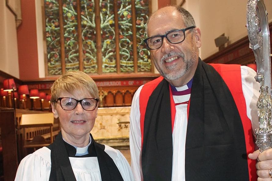 Craig Diffin Rev Rosie Diffin 'humbled and honoured' to take on new role in Co Antrim