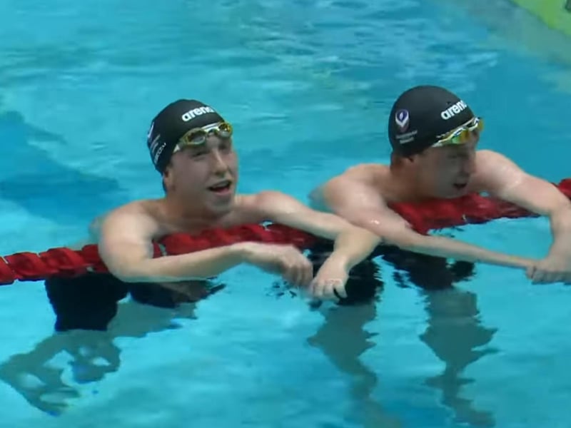 Magheralin swimmer Nathan WIffen (pictured with his twin brother Daniel) is aiming to qualify for the 2024 Olympic Games. Detailing his aspirations, Nathan said: "Following my success at the European Short Couse Championships, which was my first international meet, where I qualified for two finals swims, I'm planning to build on this with a heavy block of training including altitude training in Flagstaff Arizona preparing me for the Irish Olympic trials in May. During these trials, I am hoping to qualify for the Olympic Games.Entering into and competing in the Olympic Games I am aiming for a top 16 finish."