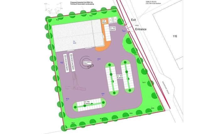 Coppers Industries will be allowed to set up a new industrial base on an unzoned rural site opposite SDC Trailers, 116 Deerpark Road, Bellaghy. Image: Mid Ulster planning portal