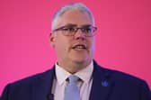 DUP leader Gavin Robinson.
