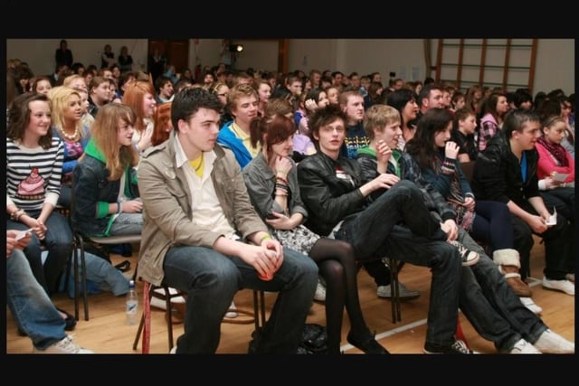 There was a good turnout for Downshire School's talent show in 2010.