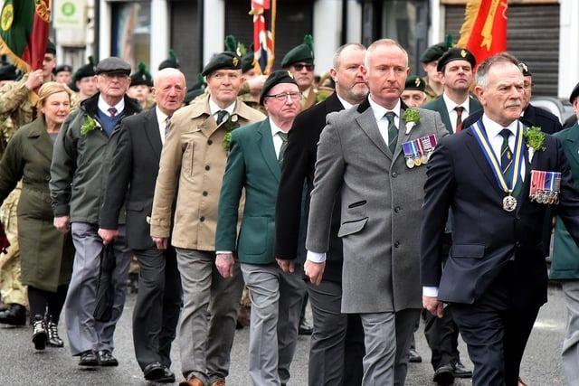 The Portadown branch of the Royal British Legion is hosting the 2024 St Patrick's Day parade and celebrations on Saturday, March 16. The parade will form up outside the RBL building in Thomas Street at 1.30pm for the presentation of shamrock and addresses by VIP guests before setting off at 2pm for a parade around the town. Refreshments and entertainment will be provided afterwards in the RBL.