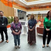 Shannon Harkness (Project Manager), Rhonda McLaughlin (Clinical Project Manager), Jacqueline McComb (Health Centre Facilities Manager) and Naomi Dunbar (Project Director & Asst. Director of Strategic & Capital Development)