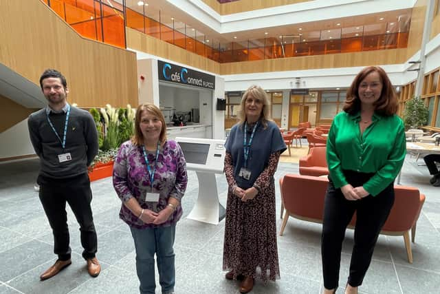 Shannon Harkness (Project Manager), Rhonda McLaughlin (Clinical Project Manager), Jacqueline McComb (Health Centre Facilities Manager) and Naomi Dunbar (Project Director & Asst. Director of Strategic & Capital Development)