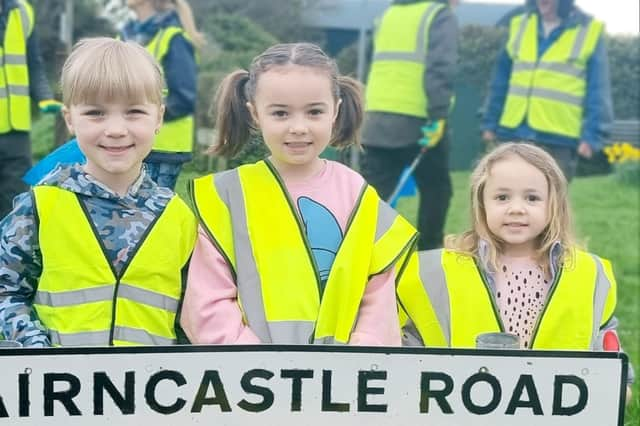 '#littleheroes' helping to keep their village clean