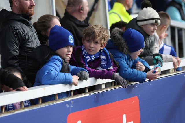 Young Poolies taking in the atmosphere at the Suit Direct Stadium. (Credit: Mark Fletcher | MI News)