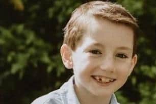 Tony Fitzpatrick aged 9, was diagnosed with a rare and aggressive brain tumour in March this year. Credit: Supplied
