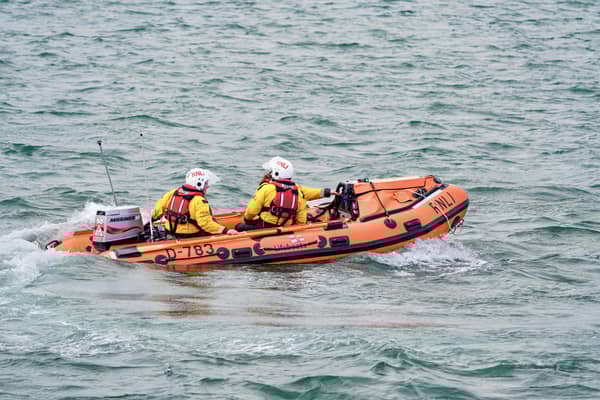 The volunteer crew cam to the aid of two people onboard a broken down jet ski (stock image). Photo: RNLI