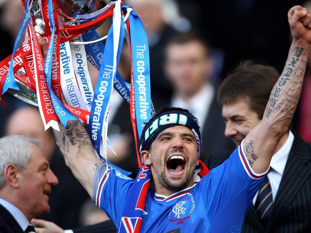 After arriving in Scotland from Spain in 2001, Novo played for Raith and Dundee before signing for Rangers. He won three SPL titles with the latter.   Picture: Jeff J Mitchell/Getty Images