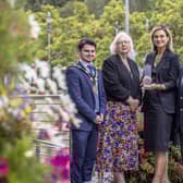 Local Government Employee of the Year award 2024. (L-R) Councillor Kurtis Dickson, Mayor of Lisburn & Castlereagh City Council, Alderman Hazel Legge, NILGA Office Bearer, Lesley Wilson, Community Arts Officer, Lisburn & Castlereagh City Council and winner of the Local Government Employee of the Year 2024 award, Fergus Wheeler, Chair William Johnston Memorial Trust and David Burns, Chief Executive, Lisburn & Castlereagh City Council. Pic credit: NILGA