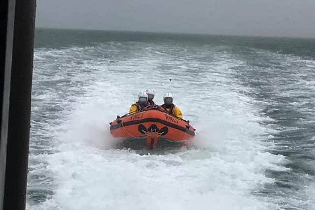 Larne RNLI’s volunteers had a busy Easter assisting people who got into difficulty at sea.