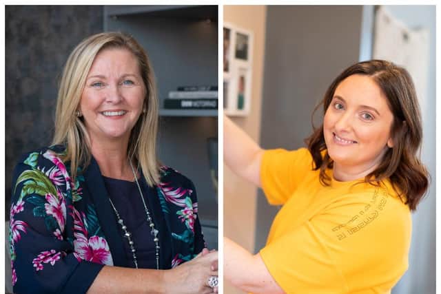Sharon McNulty and Catherine Hamilton-Cooper