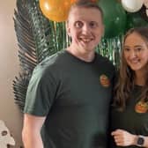 Owner of Hunters Quest - Michaela with her husband Paul. Credit: Supplied