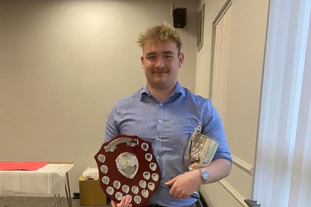 The Knox Perpetual Shield for outstanding contribution to rugby was presented to Tom McAllister.