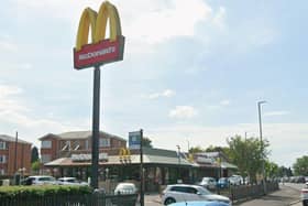 McDonald's drive-thru in Lurgan, Co Armagh.