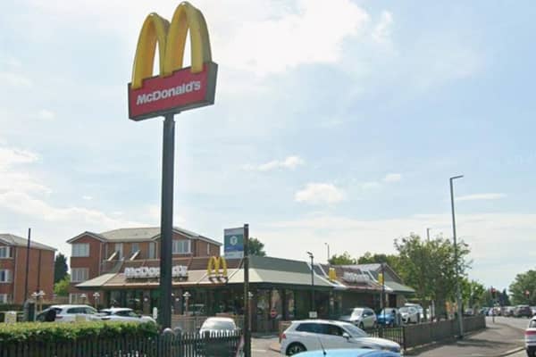 McDonald's drive-thru in Lurgan, Co Armagh.