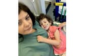 Ballymoney mum Jemma Cochrane with her six-year-old daughter Ava who is severely disabled and has complex needs. Jemma provides 24-hour care for Ava, receiving only 3-6 days respite a year. CREDIT JEMMA COCHRANE