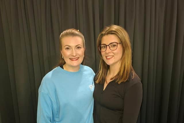 Hannah Conlon will be performing as Belle in Lisnagarvey Operatic's Beauty and the Beast, while her sister Beth is a 'Silly Girl'. Pic credit: LODS
