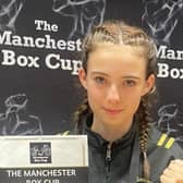 Kayla Harris, 42kg Manchester Box Cup Champion.