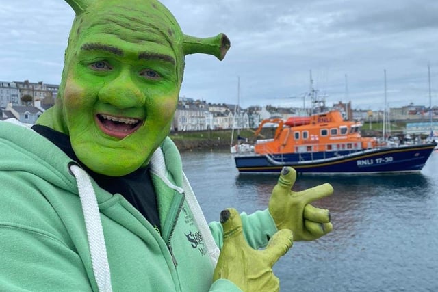 Shrek on tour in Portrush